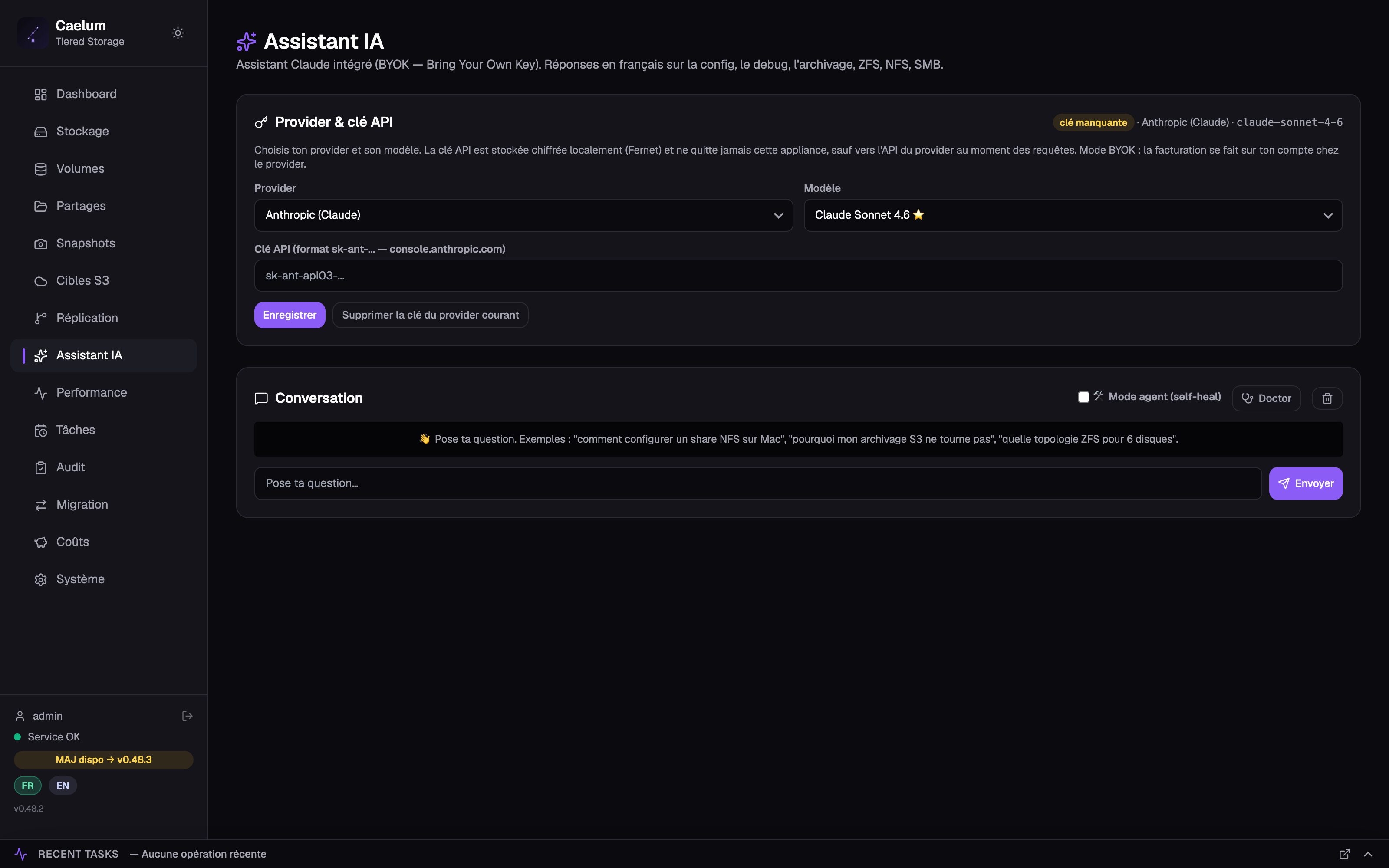 Built-in AI assistant