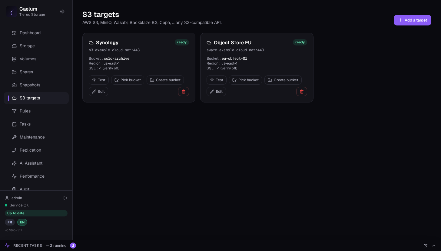 S3 targets